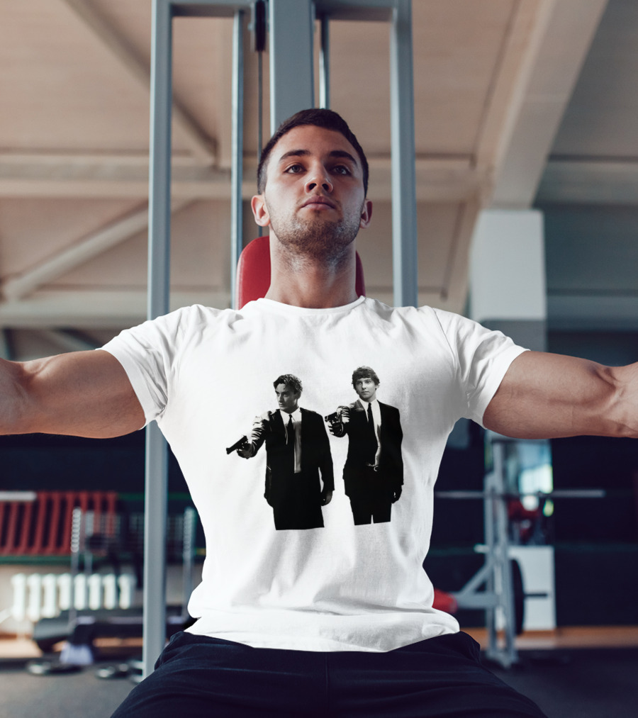 George Russell Kimi Antonelli Pulp Fiction Racing Showdown T-Shirt