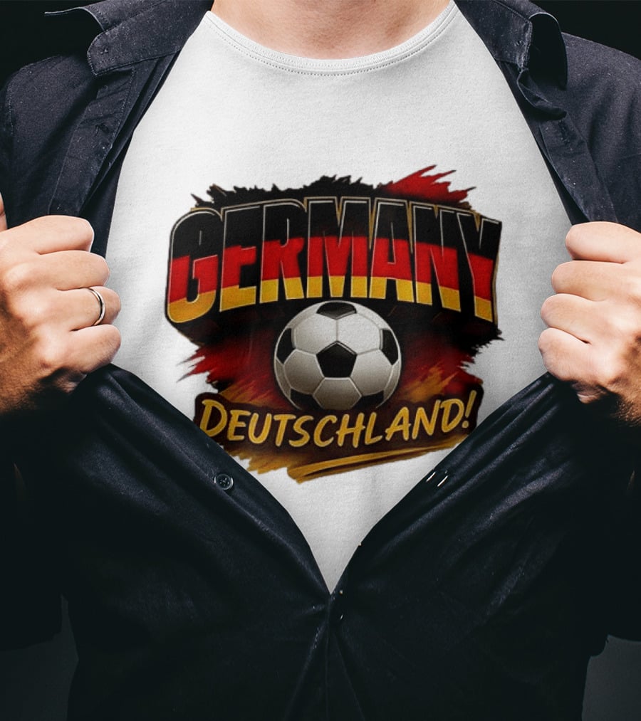 Germany Deutschland Soccer FIFA World Cup 2026 Soccer Ball T-Shirt