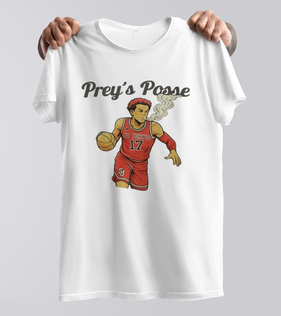 Prey's Posse St. John's Basketball 17 Smoky Dunk T-Shirt
