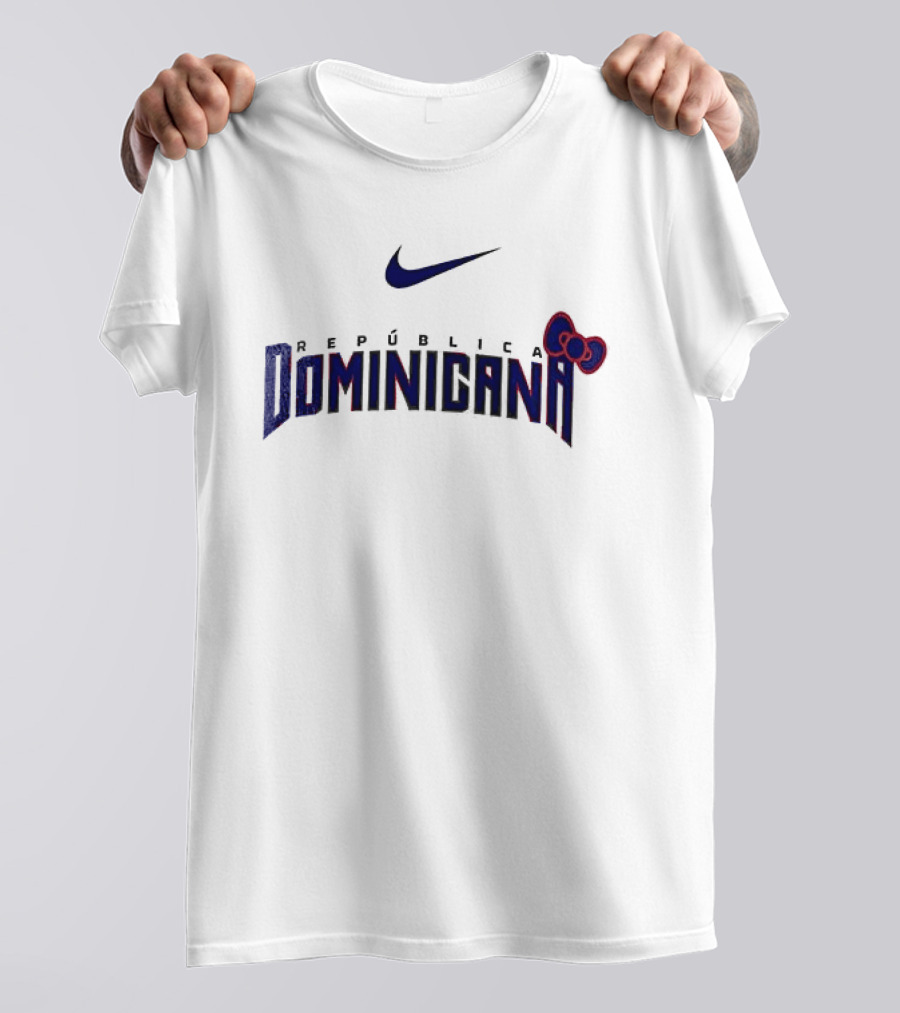 Nike República Dominicana X Hello Kitty Collaboration Baseball T-Shirt