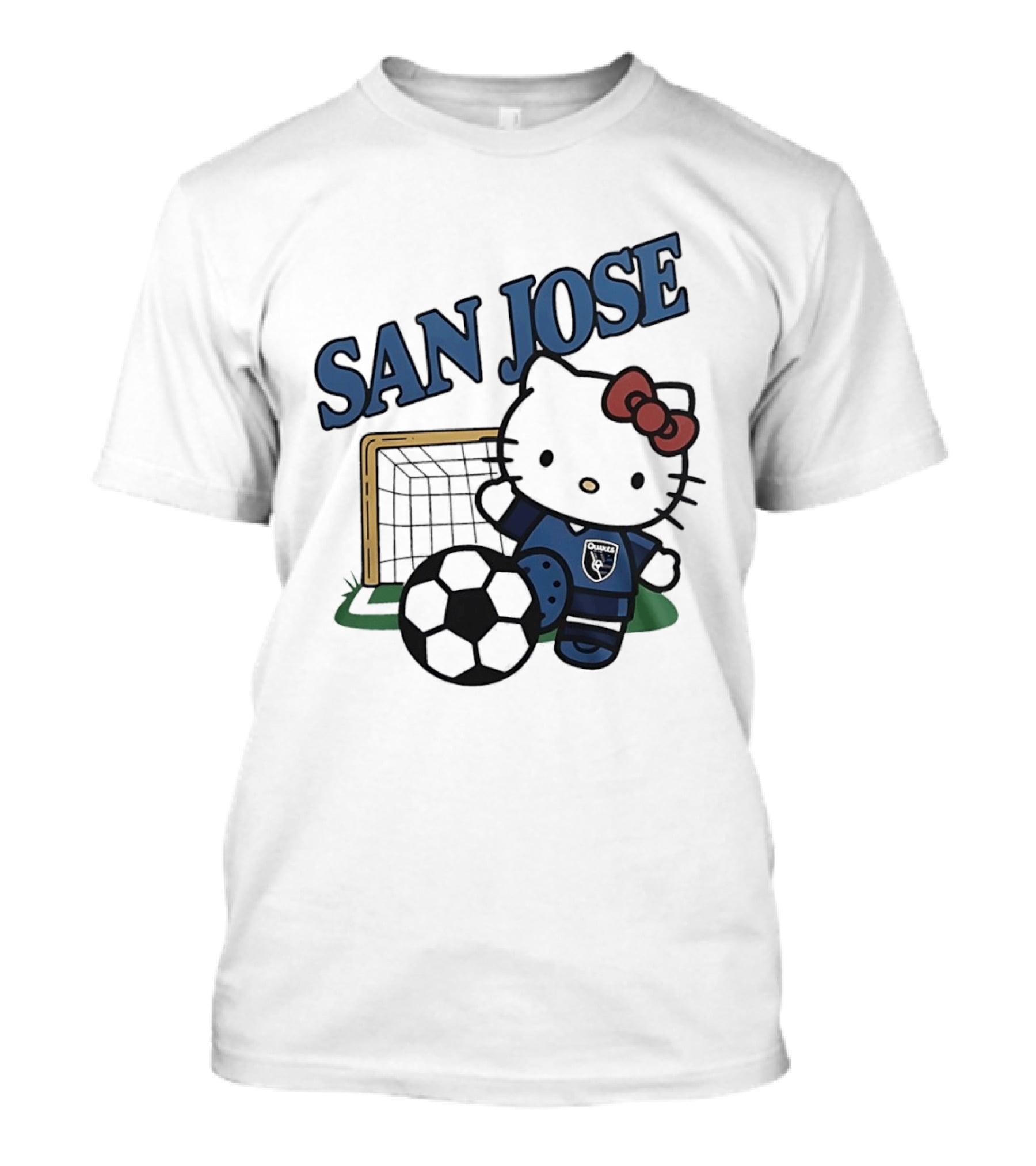 San Jose Earthquakes FC Hello Kitty Soccer Collaboration T-Shirt