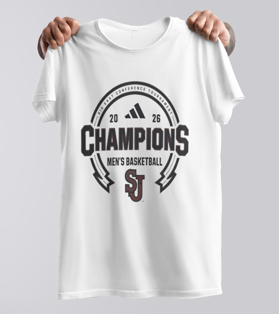 St John's Red Storm Big East Champions 2026 Men's Basketball T-Shirt