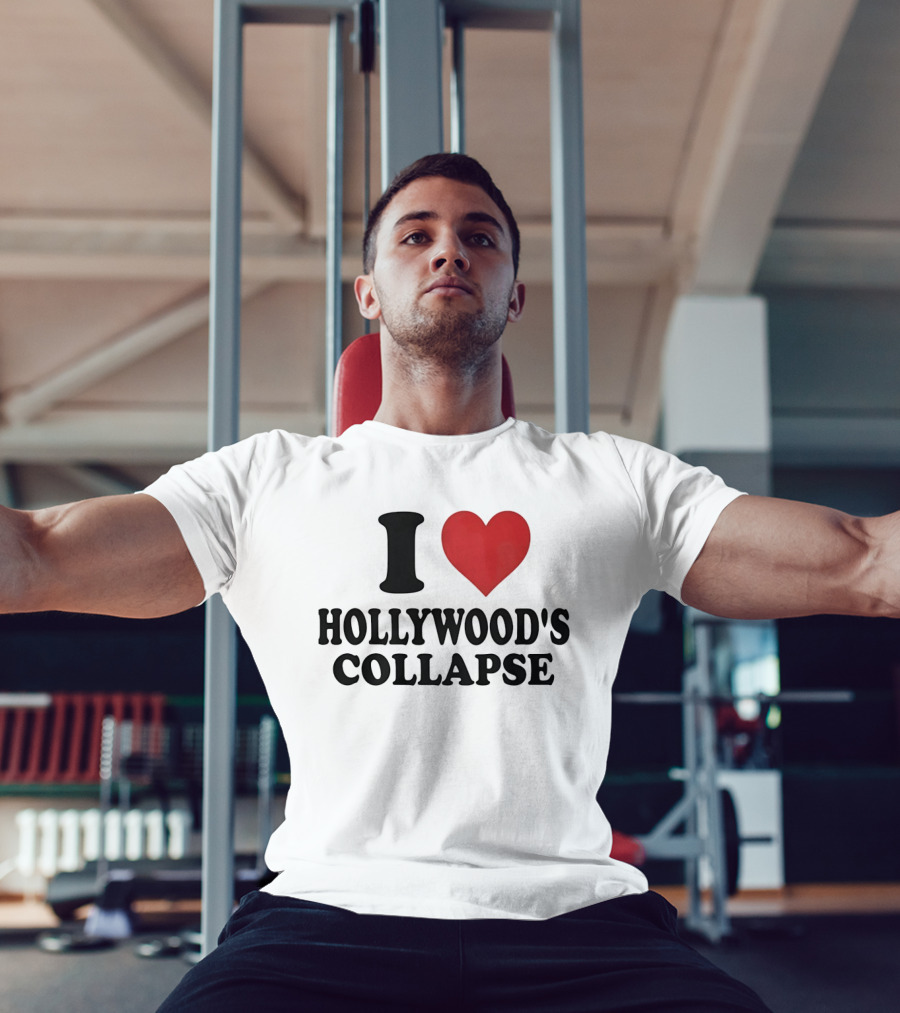 I Love Hollywood's Collapse Heart T-Shirt