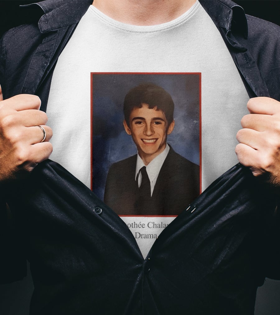 Timothee Chalamet Yearbook Photo 90s T-Shirt