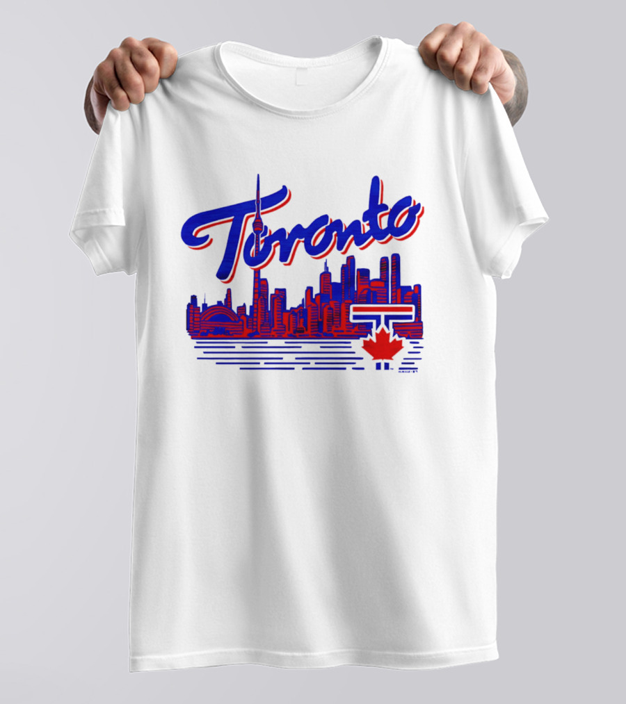 Toronto Blue Jays Skyline 2026 Canadian Baseball T-Shirt