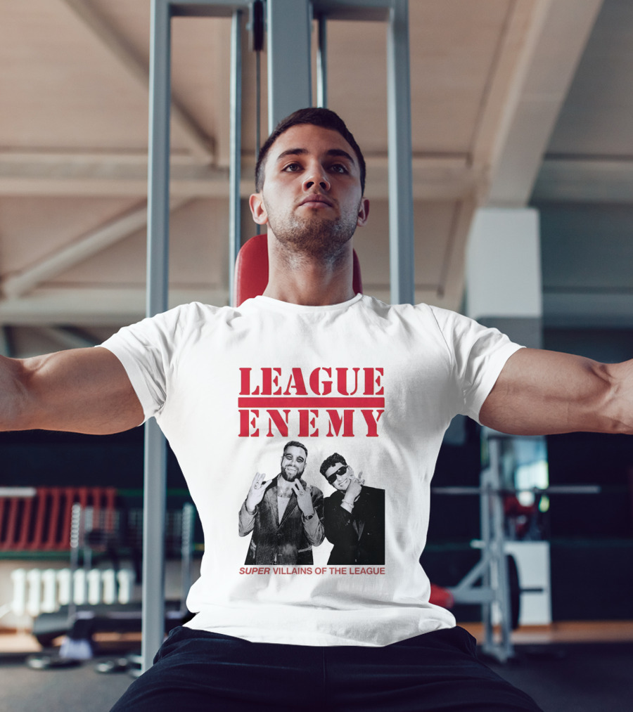 League Enemy Super Villains Of The League Patrick Mahomes Travis Kelce T-Shirt