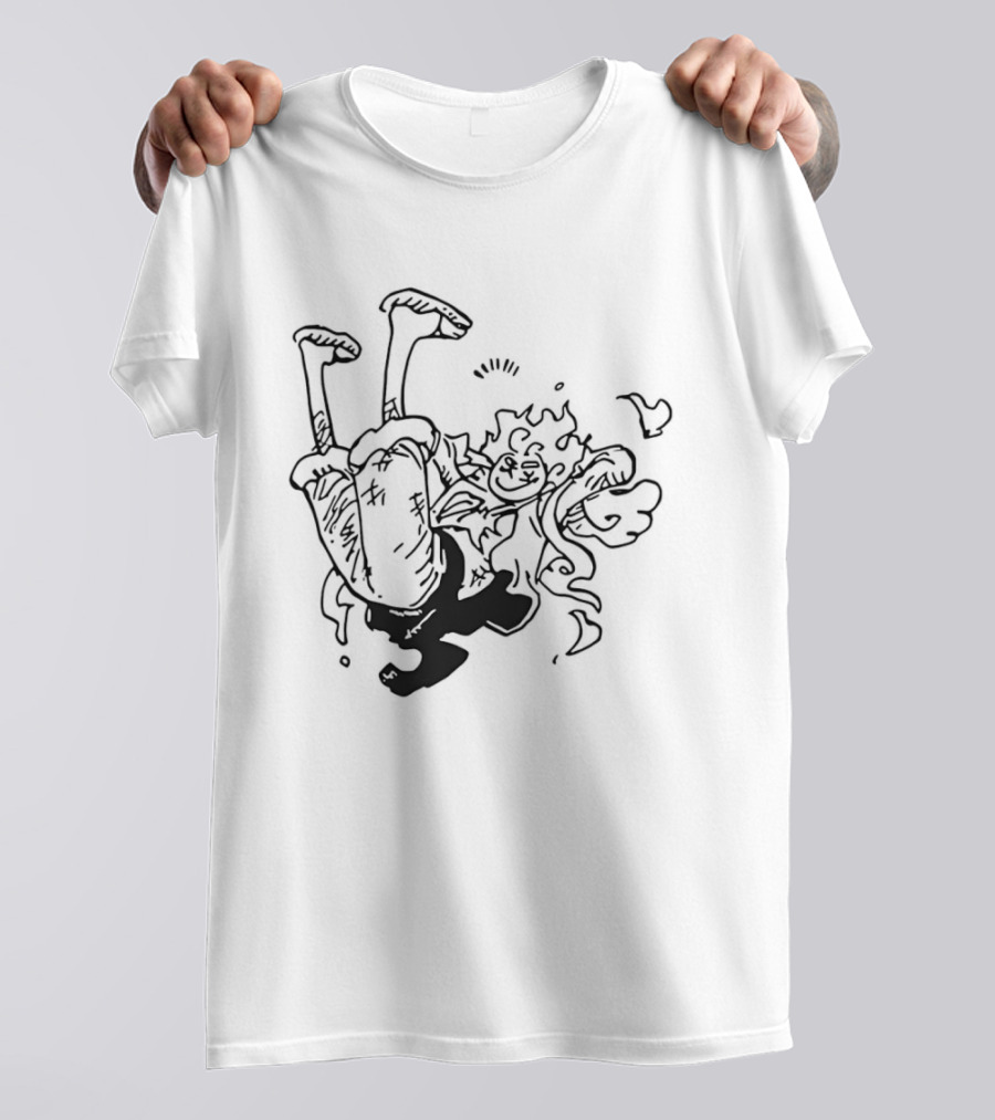 Luffy Gear Fifth Transformation Energetic Pose One Piece 5 T-Shirt