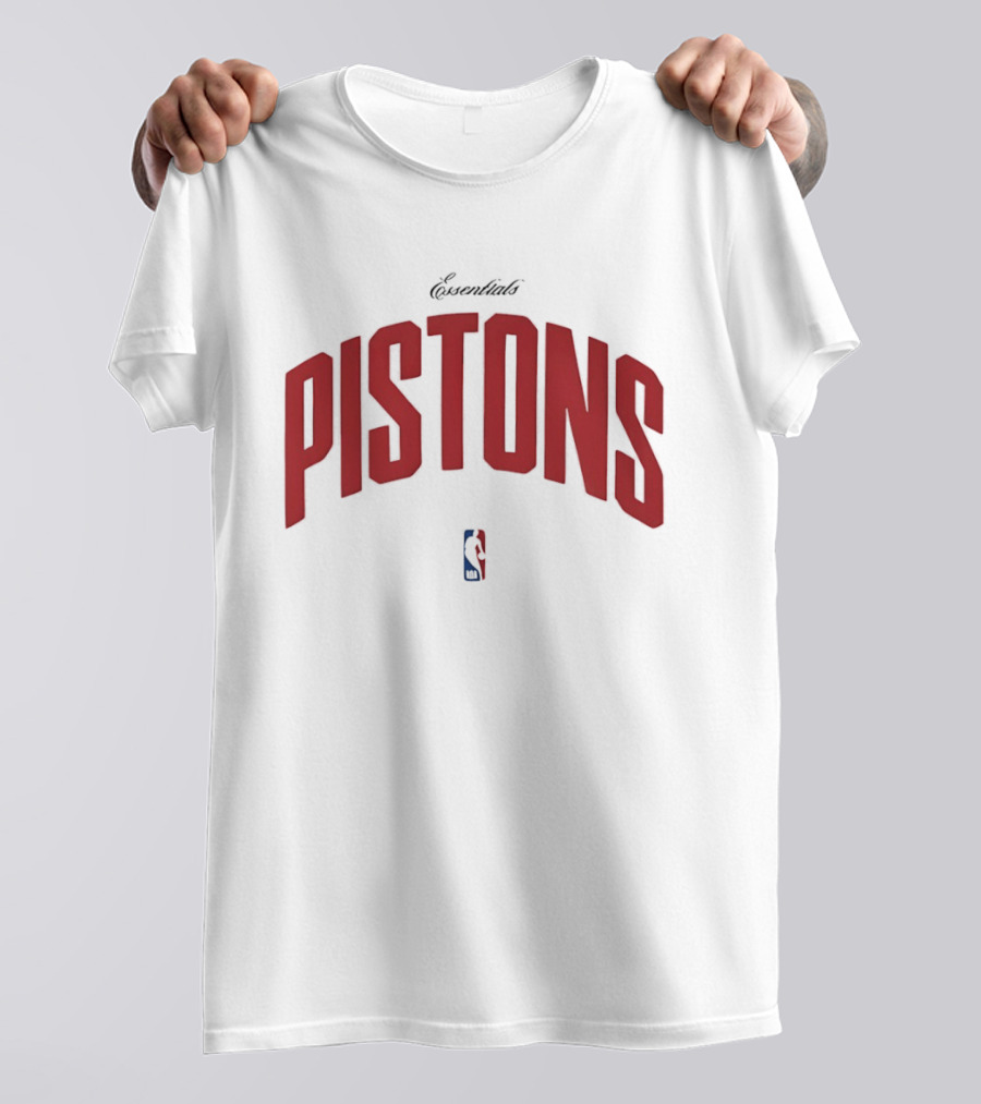 Essentials Detroit Pistons NBA Collaboration T-Shirt