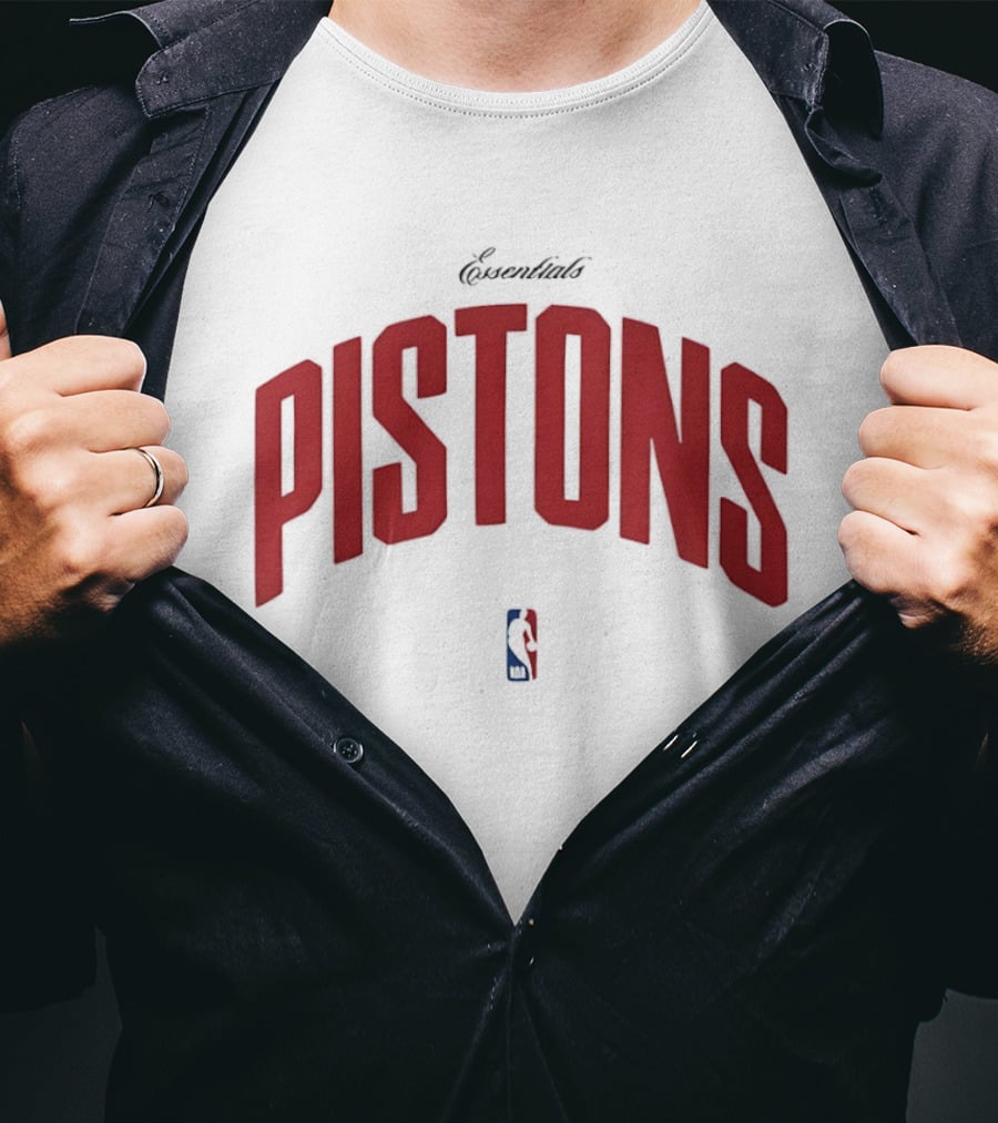 Essentials Detroit Pistons NBA Collaboration T-Shirt