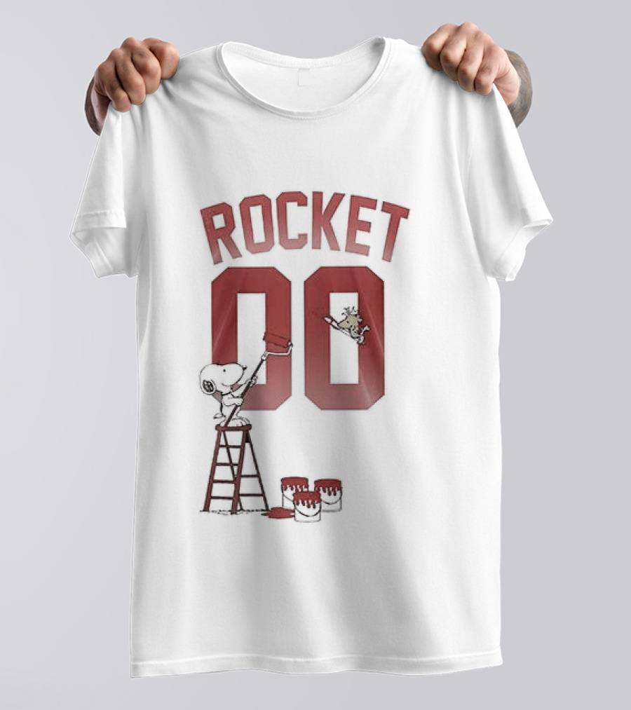 Houston Rockets Snoopy Basketball Rocket 00 T-Shirt