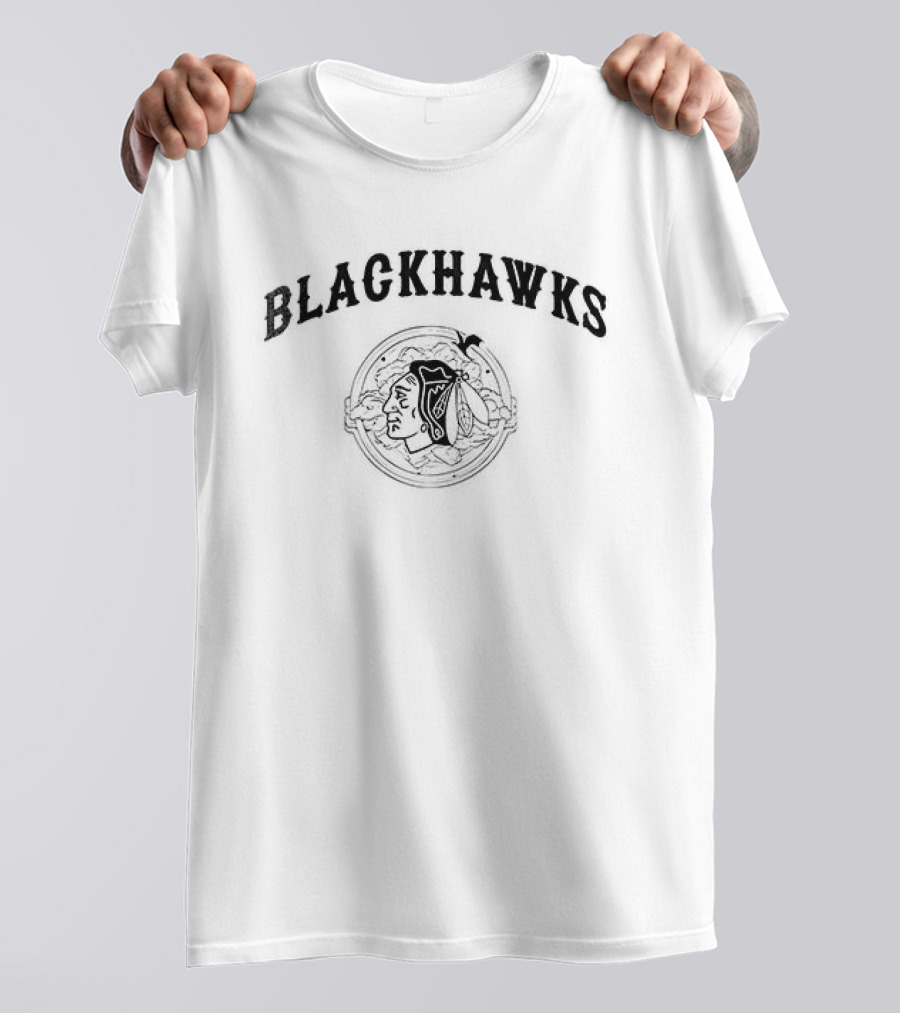 Blackhawks Fourth Wing Night Collaboration T-Shirt