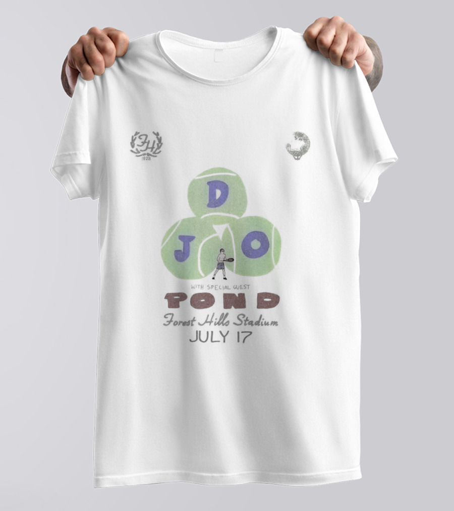 Djo Forest Hills Stadium July 17 2026 Featuring Pond T-Shirt