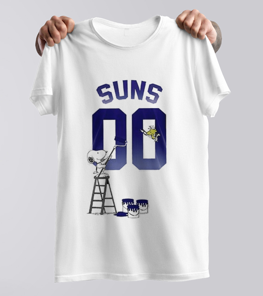 Phoenix Suns Snoopy Basketball 00 Collaboration T-Shirt