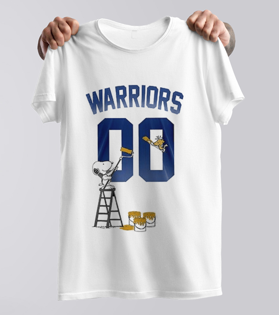 Warriors 00 Snoopy Shut Up And Dribble Collaboration With Woodstock T-Shirt