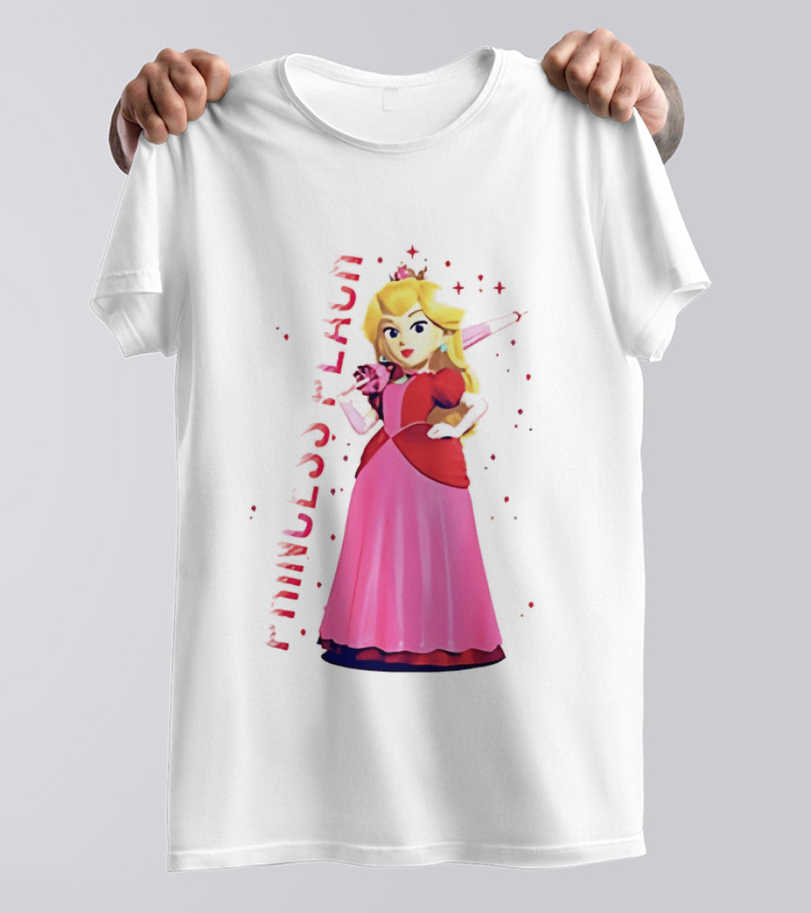 Princess Peach Animated Character Princess Peach The Movie T-Shirt