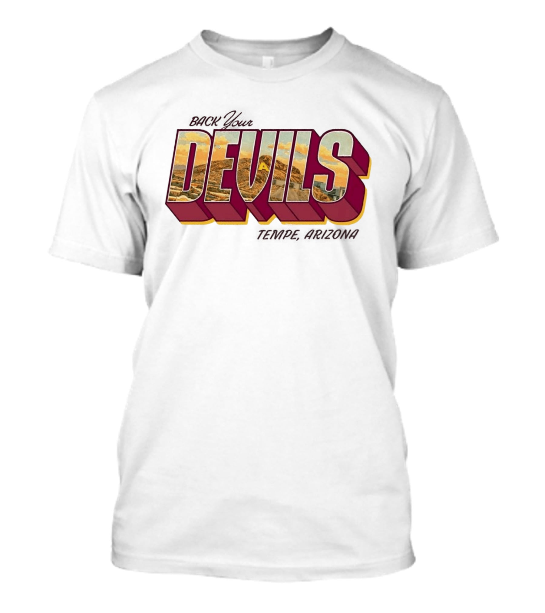 Sun Devil Athletics Back Your Devils Landscape T-Shirt