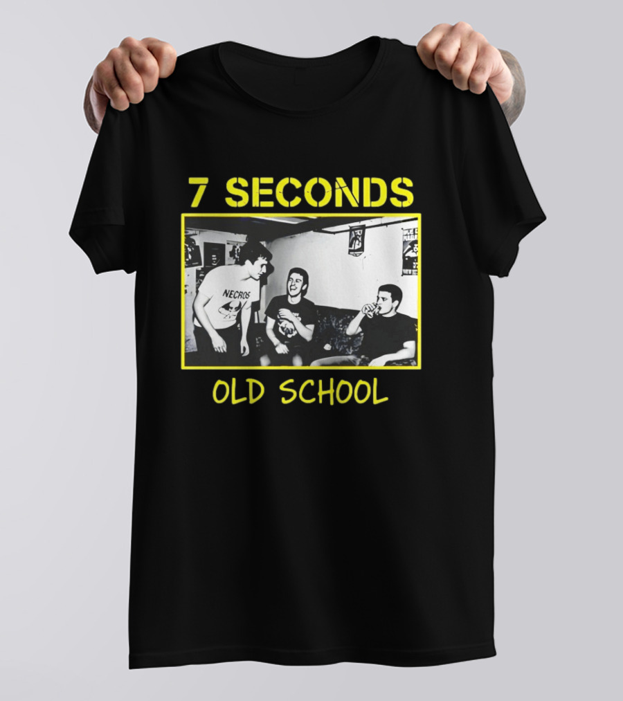 7 Seconds Old School Necros Punk Band Scene T-Shirt