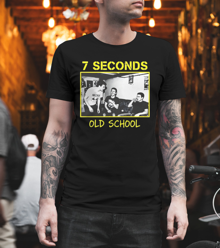 7 Seconds Old School Necros Punk Band Scene T-Shirt