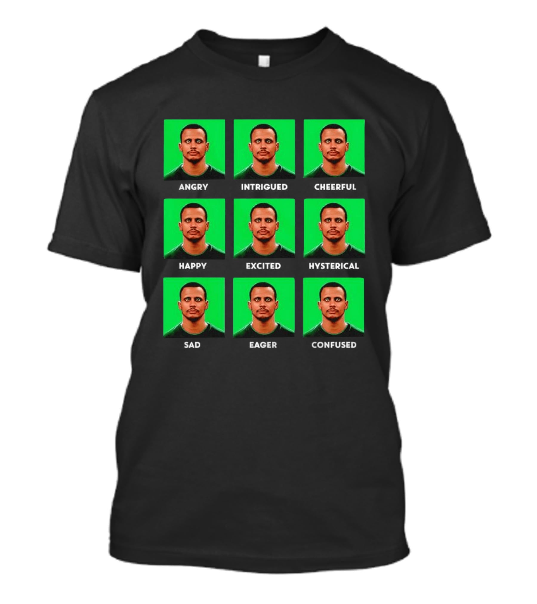 Faces Of Mazzulla Different Expressions T-Shirt