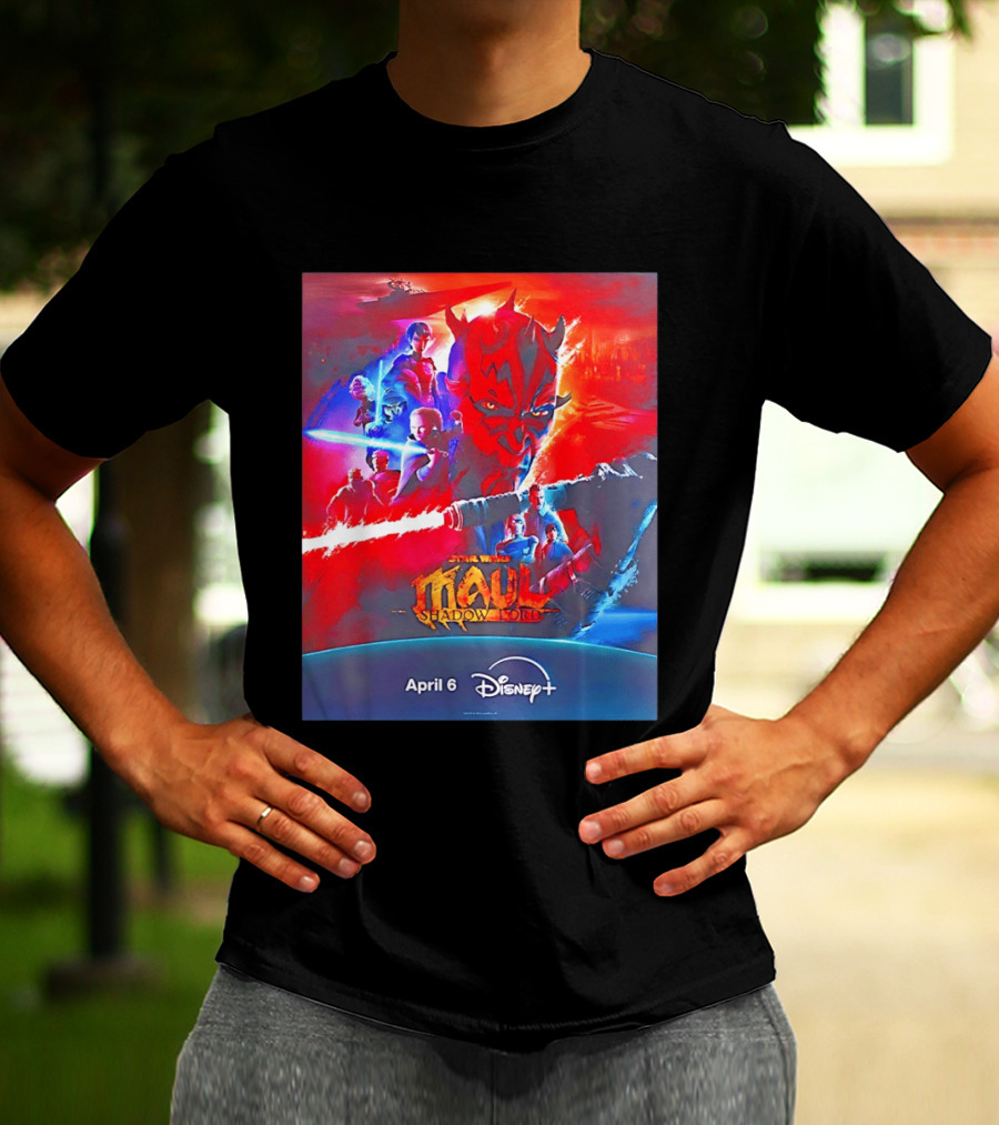 Star Wars Maul Shadow Lord Disney Plus April 6 2026 T-Shirt