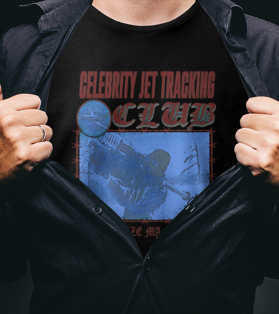 Celebrity Jet Tracking Club Legalize Manpads T-Shirt