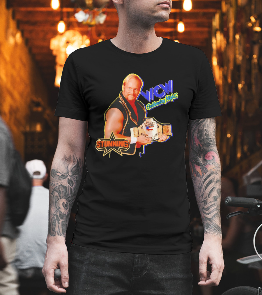 Stunning Steve Austin WCW Saturday Night United States Champion T-Shirt