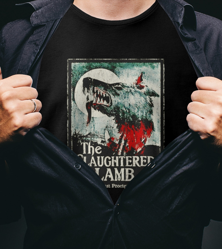 The Slaughtered Lamb East Proctor Werewolf Blood Moon Iconic Horror T-Shirt