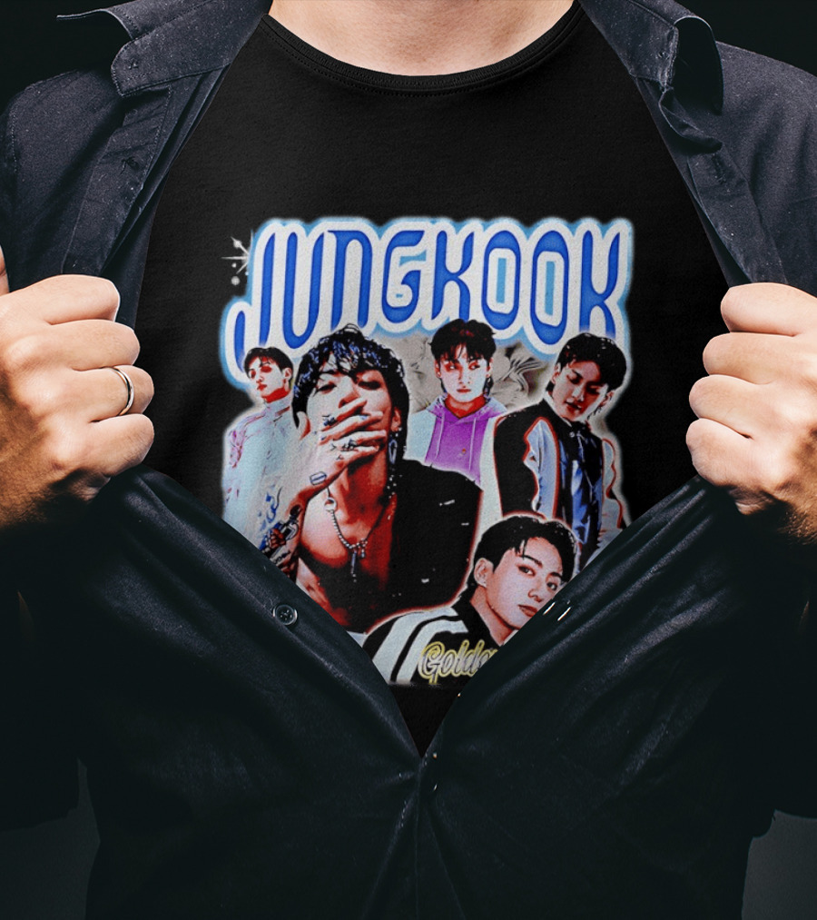 Jungkook Golden Maknae Multicolor Fashion T-Shirt