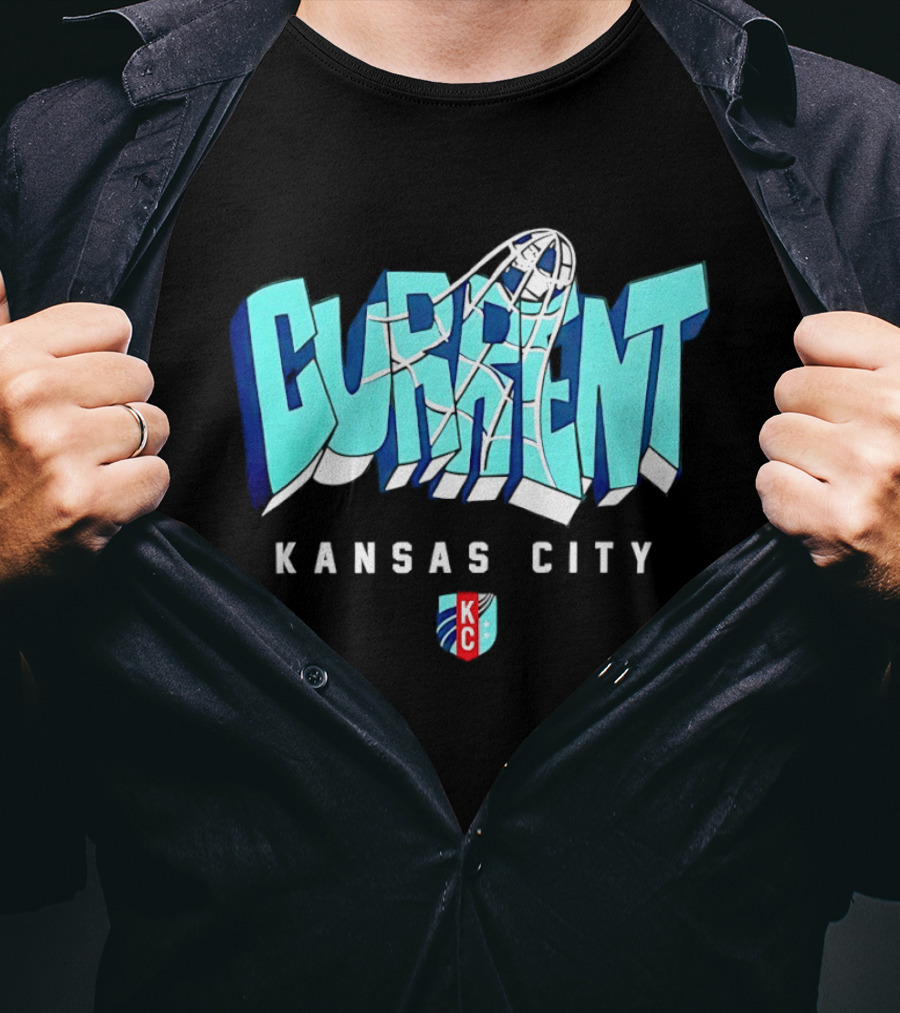 Kansas City Current KC Basketball Net T-Shirt