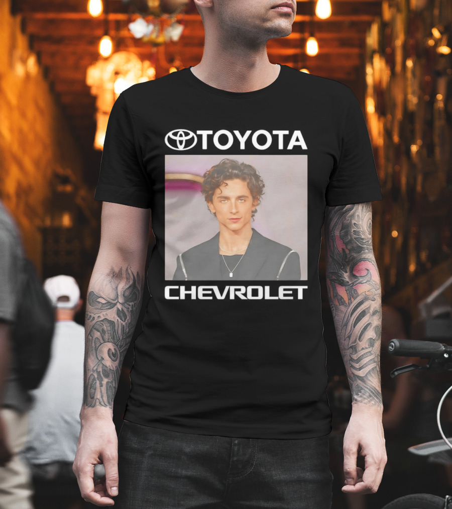 Timothée Chalamet Toyota Chevrolet Collaboration T-Shirt