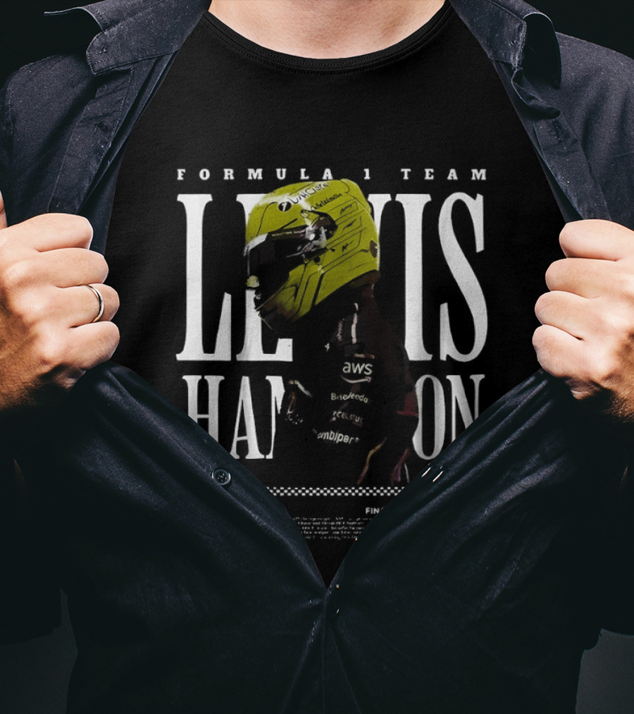 Formula 1 Team Lewis Hamilton Final Chapter 44 British Racing Champion T-Shirt