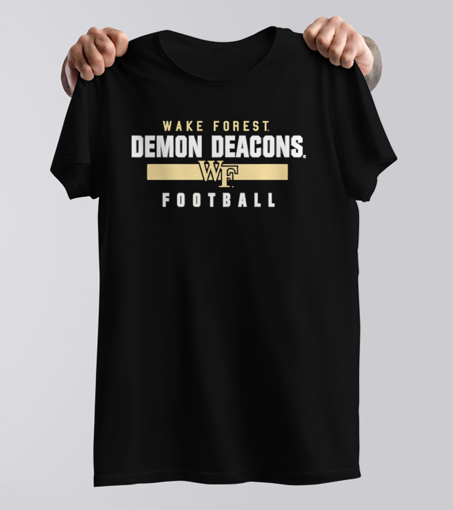 Wake Forest Demon Deacons WF Football T-Shirt