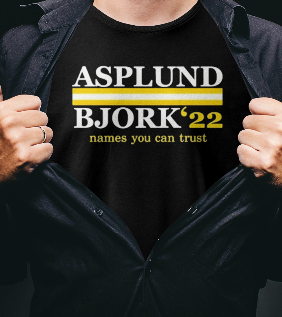 Asplund Bjork 22 Names You Can Trust T-Shirt