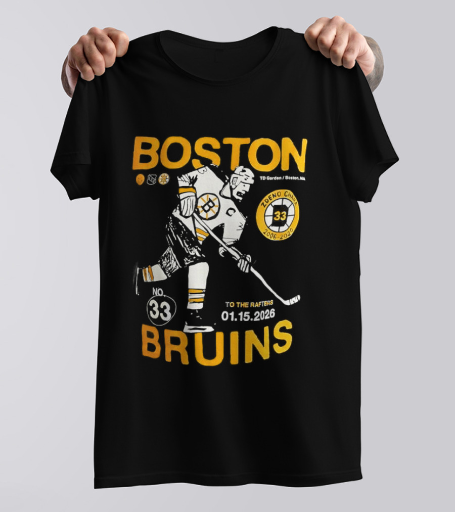 Boston Bruins 1924 Hockey Champion 2026 To The Rafters 01.15.2026 T-Shirt