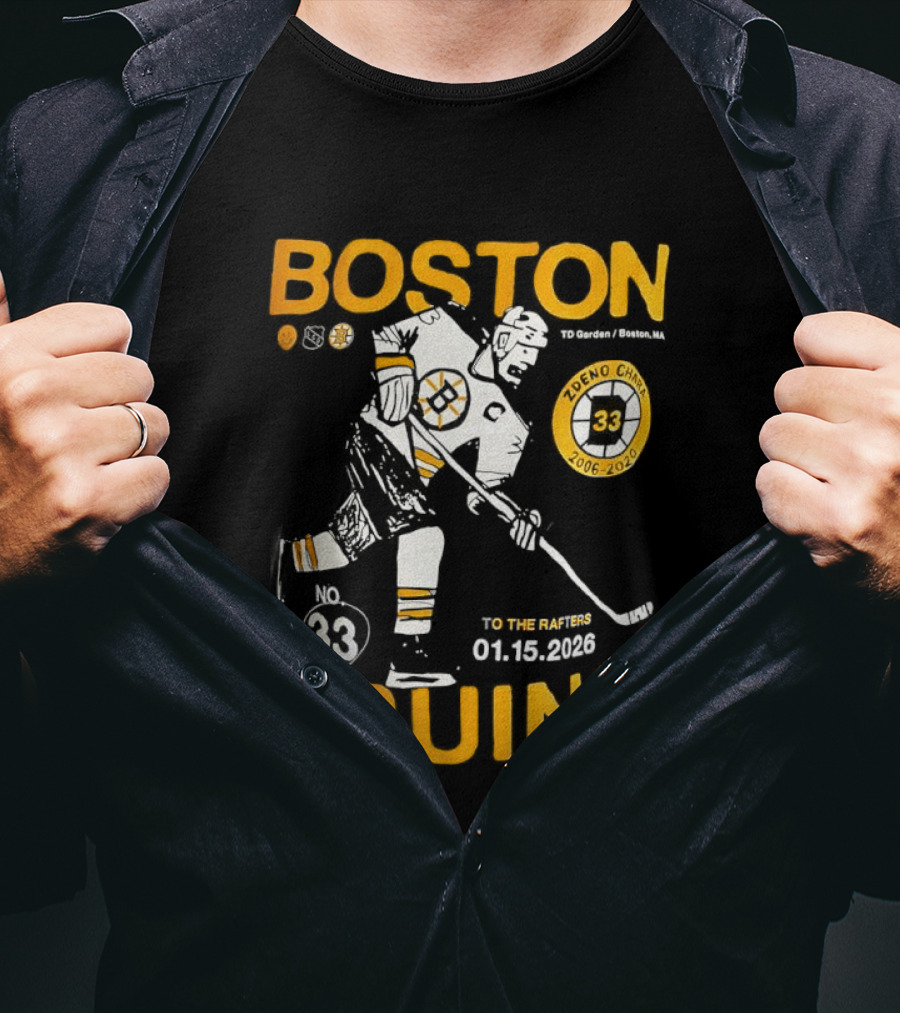 Boston Bruins 1924 Hockey Champion 2026 To The Rafters 01.15.2026 T-Shirt