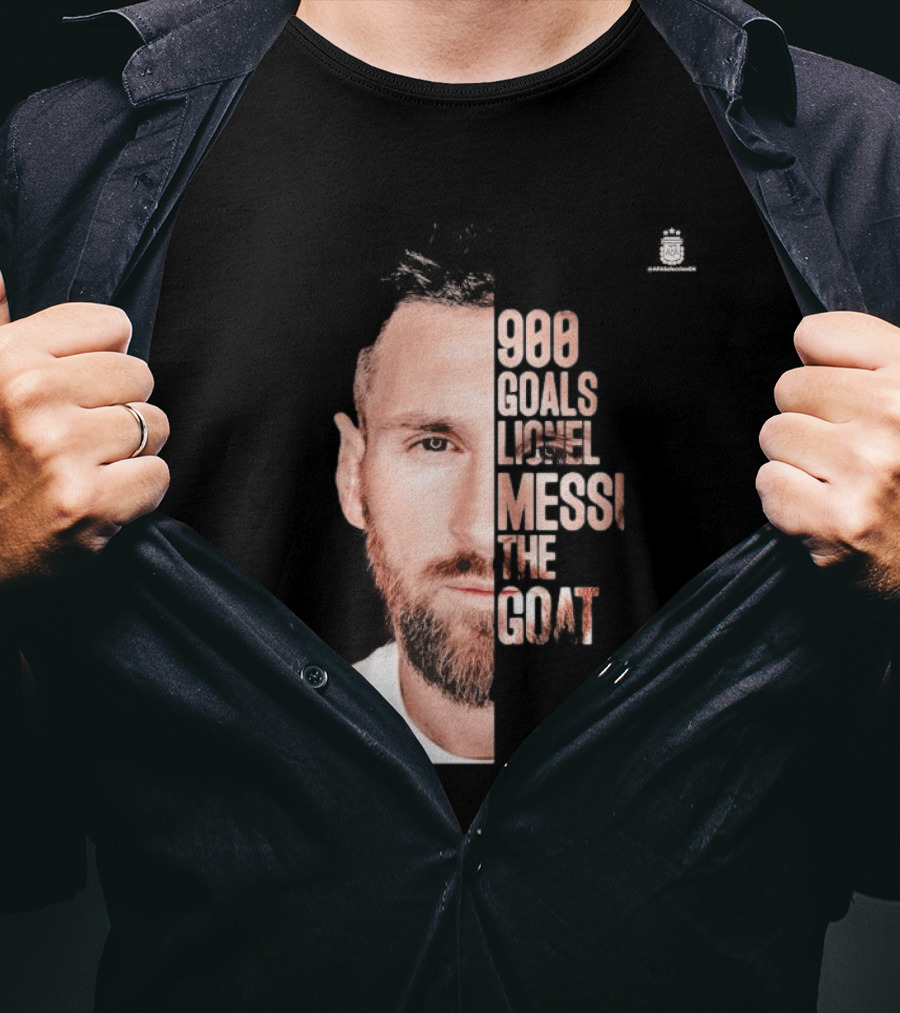 Lionel Messi The GOAT 900 Goals T-Shirt