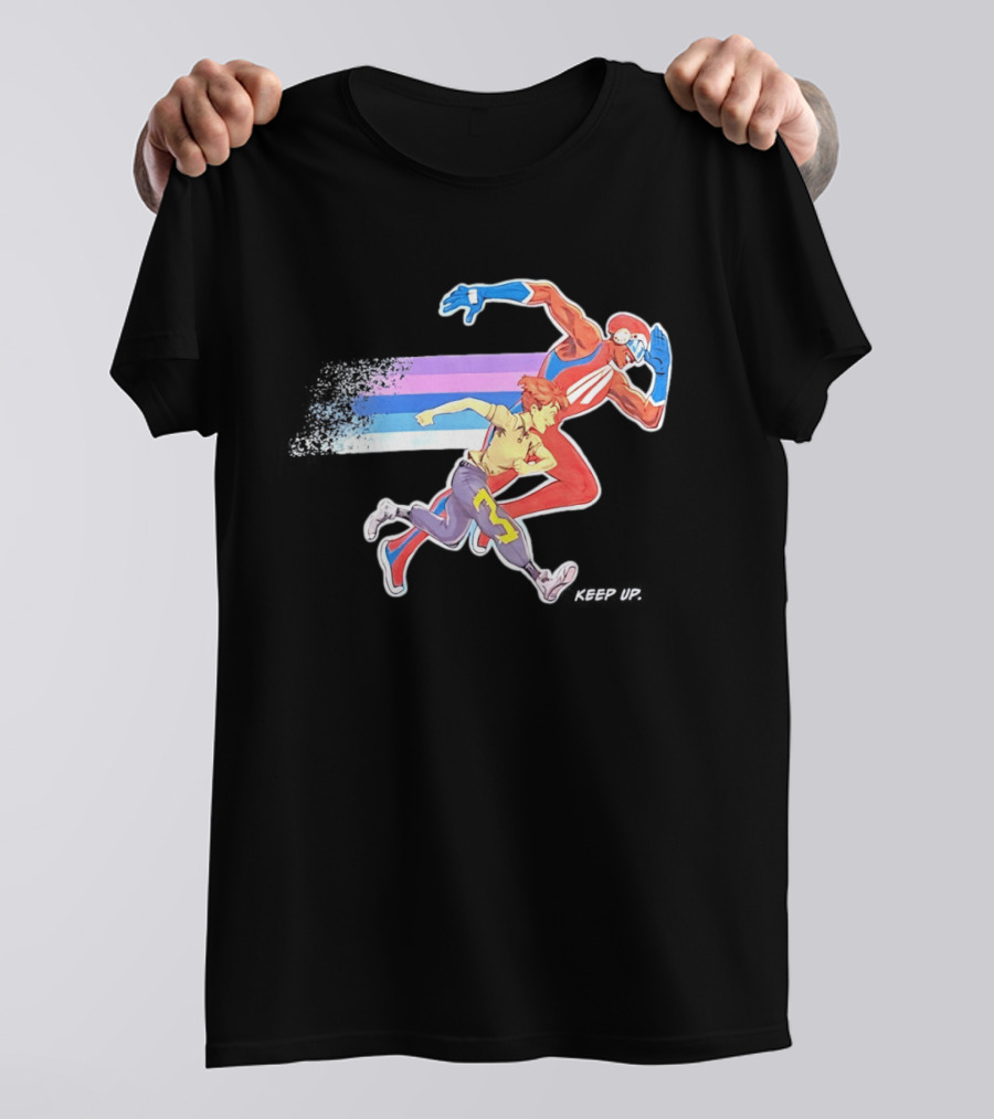 Jaxson Derr Keep Up Colorful Running Duo T-Shirt