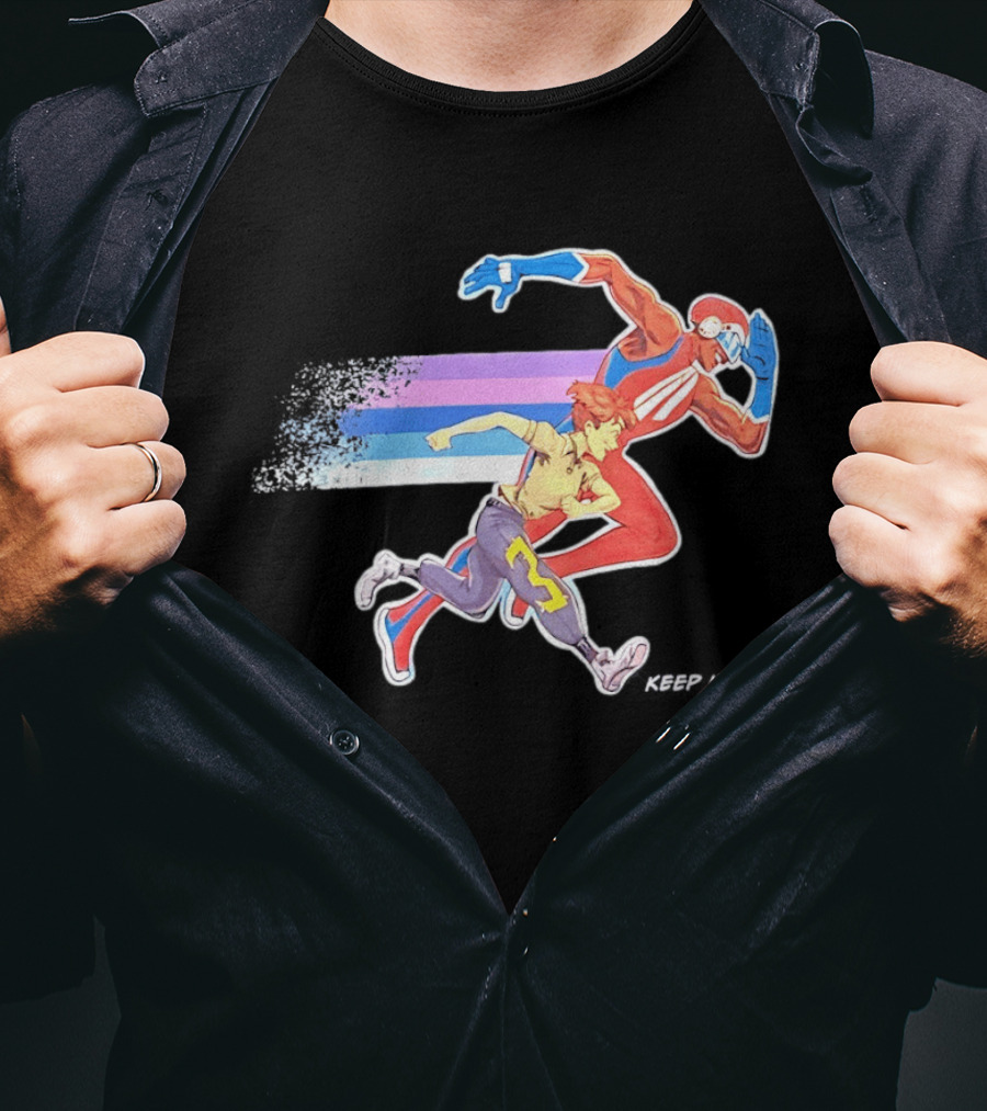 Jaxson Derr Keep Up Colorful Running Duo T-Shirt