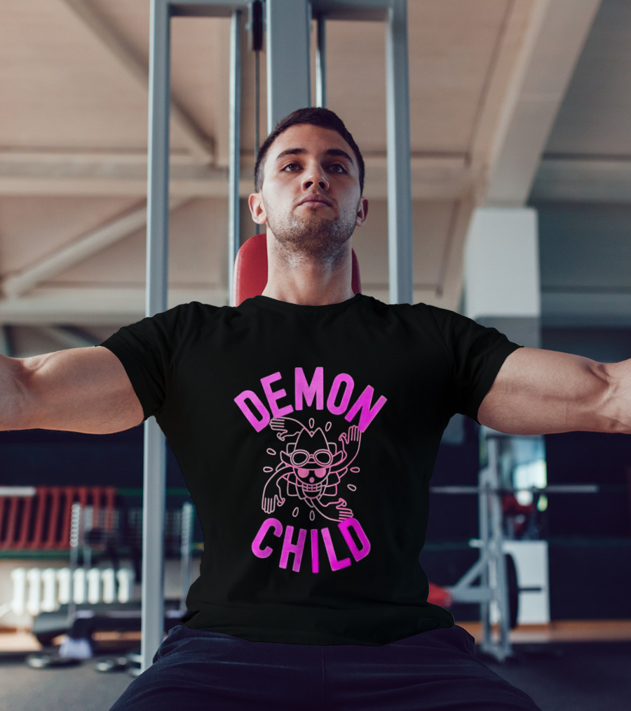 Demon Child Nico Robin Pink Line T-Shirt