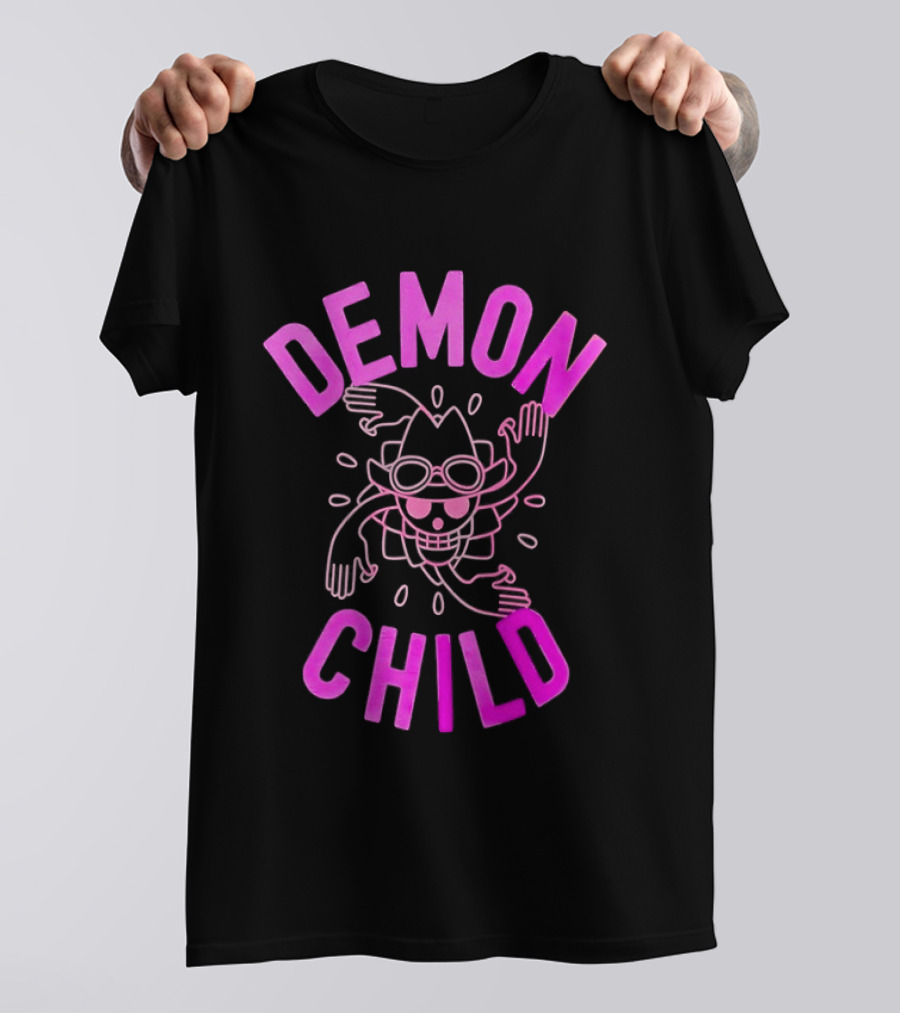 Demon Child Nico Robin Pink Line T-Shirt