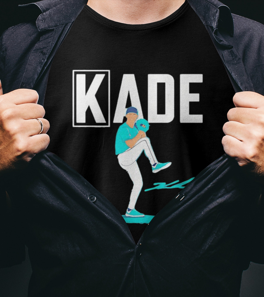 Kade Anderson Seattle Mariners MLB Pitcher K T-Shirt