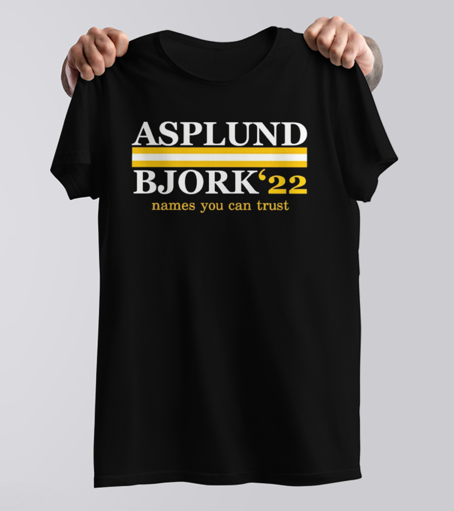 Asplund Bjork 22 Names You Can Trust Buffalo Sabres Hockey T-Shirt