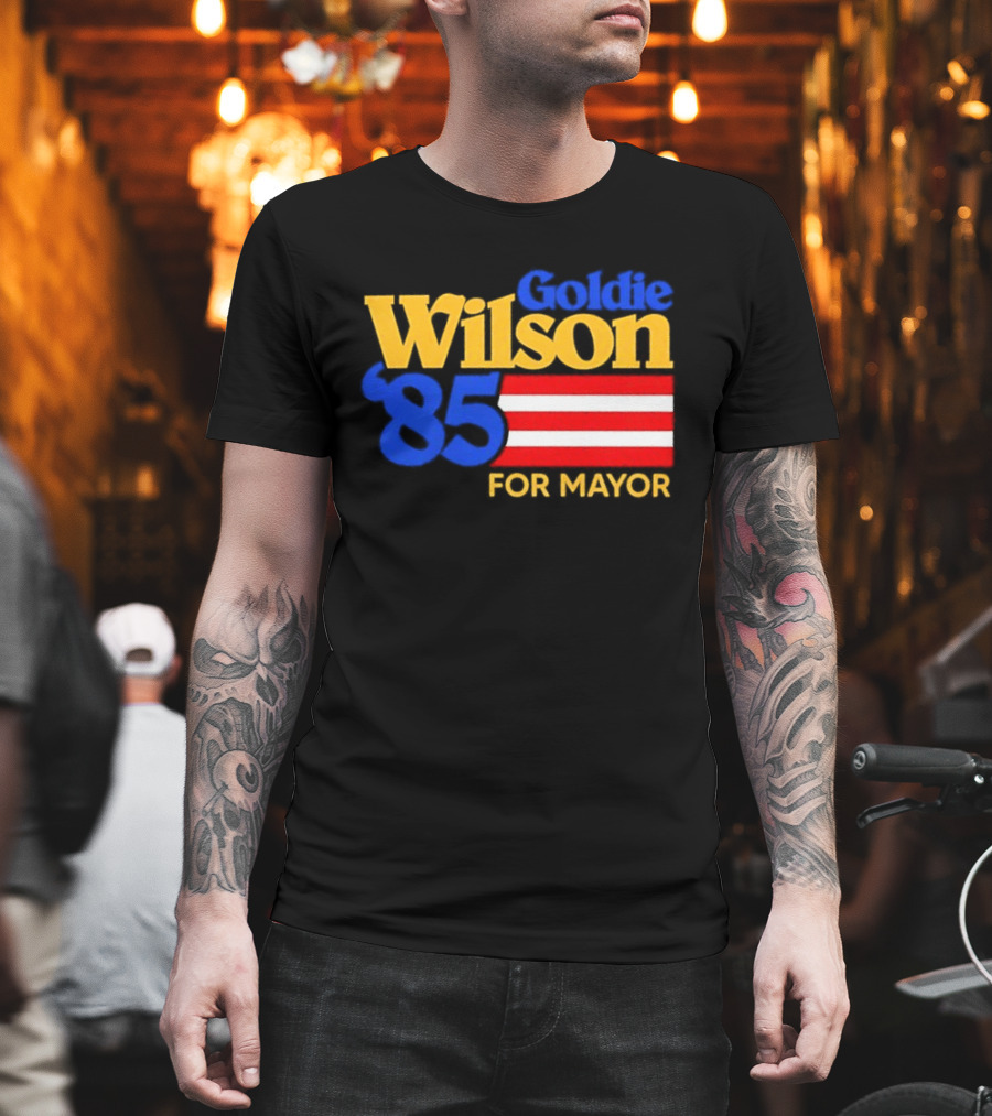 Goldie Wilson '85 For Mayor Back To The Future T-Shirt