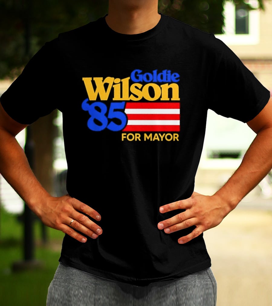 Goldie Wilson '85 For Mayor Back To The Future T-Shirt
