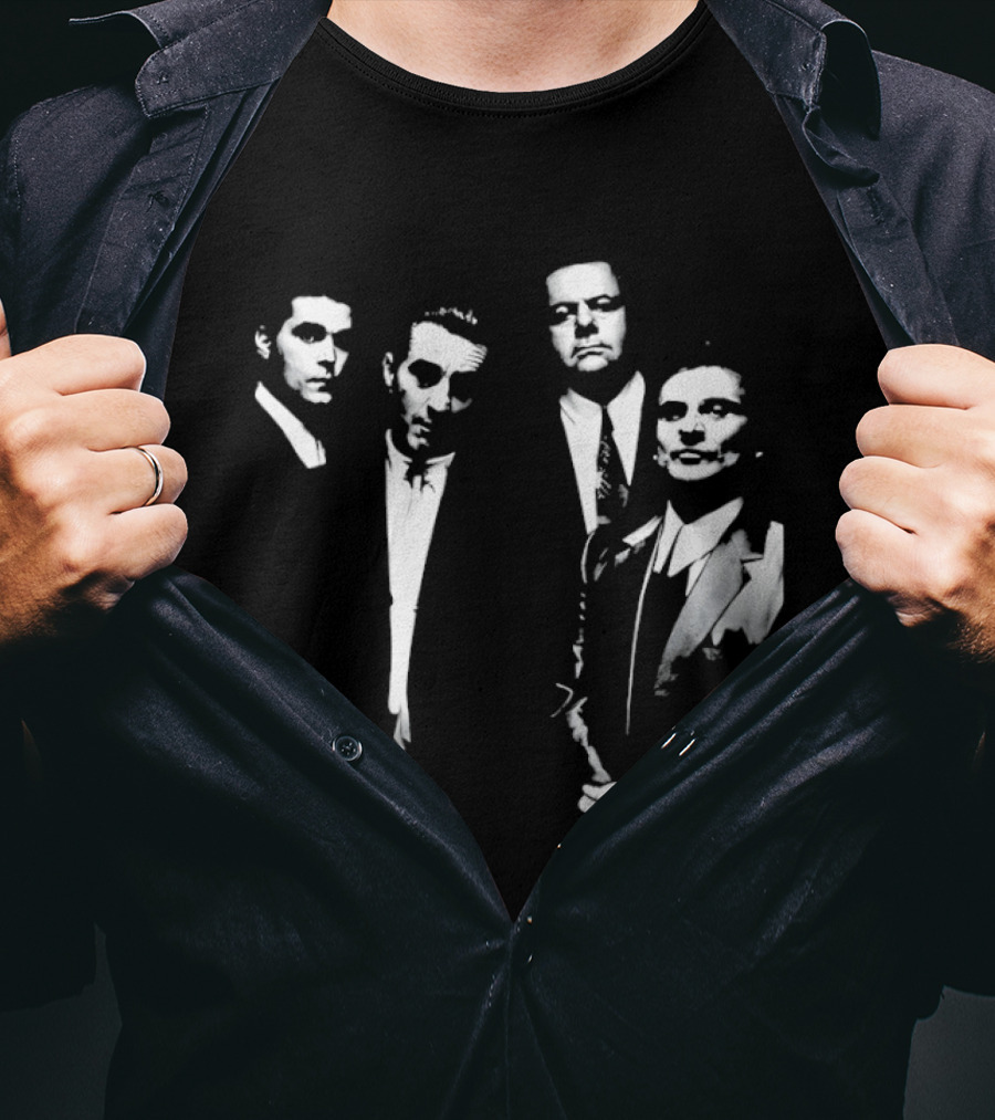 Goodfellas Robert De Niro Ray Liotta Joe Pesci Lorraine Bracco Movie Cast T-Shirt