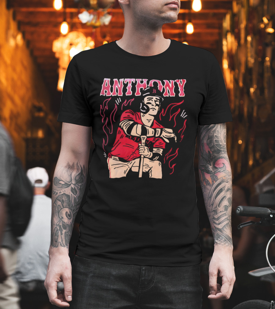 Anthony Red Sox Baseball Roman Anthony T-Shirt