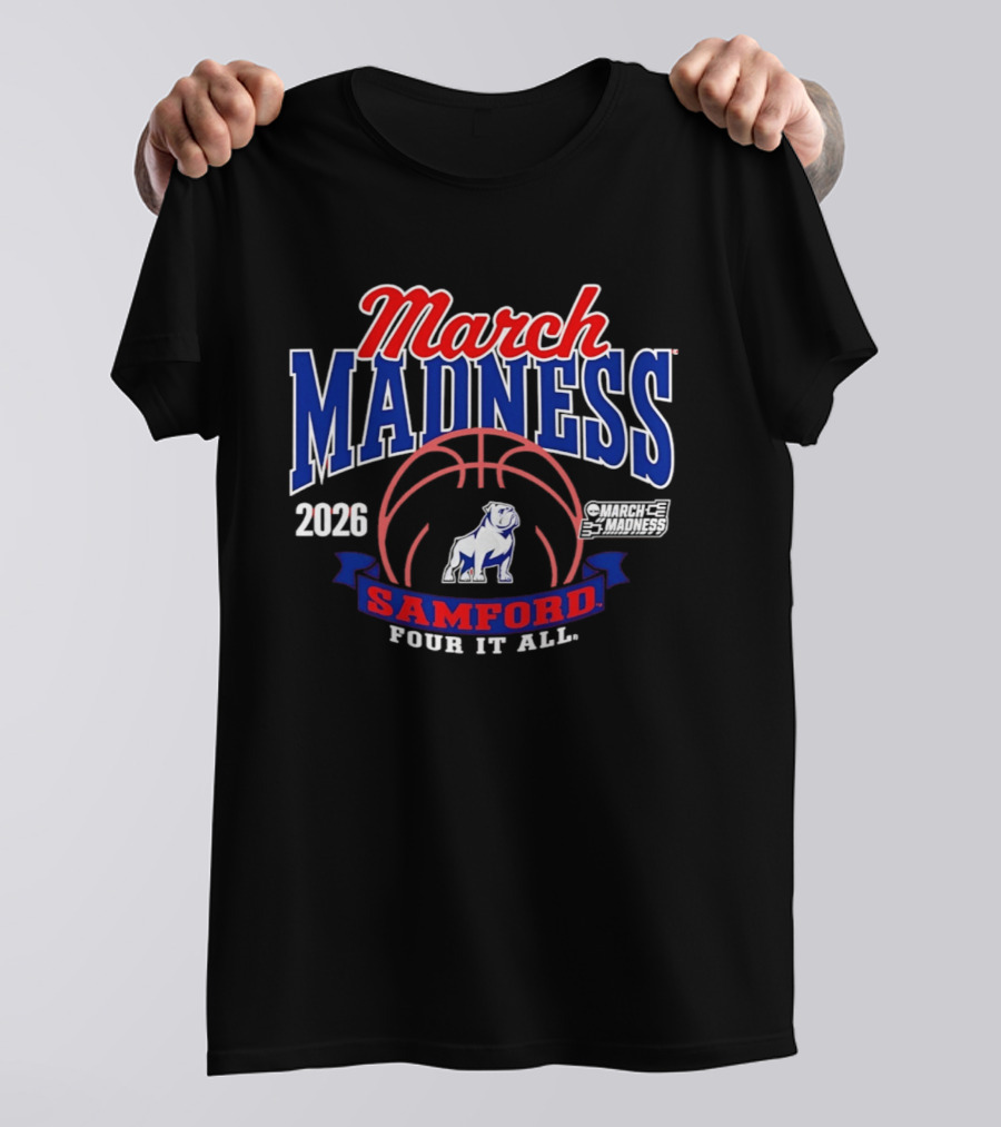 Samford Basketball 2026 March Madness Pour It All T-Shirt