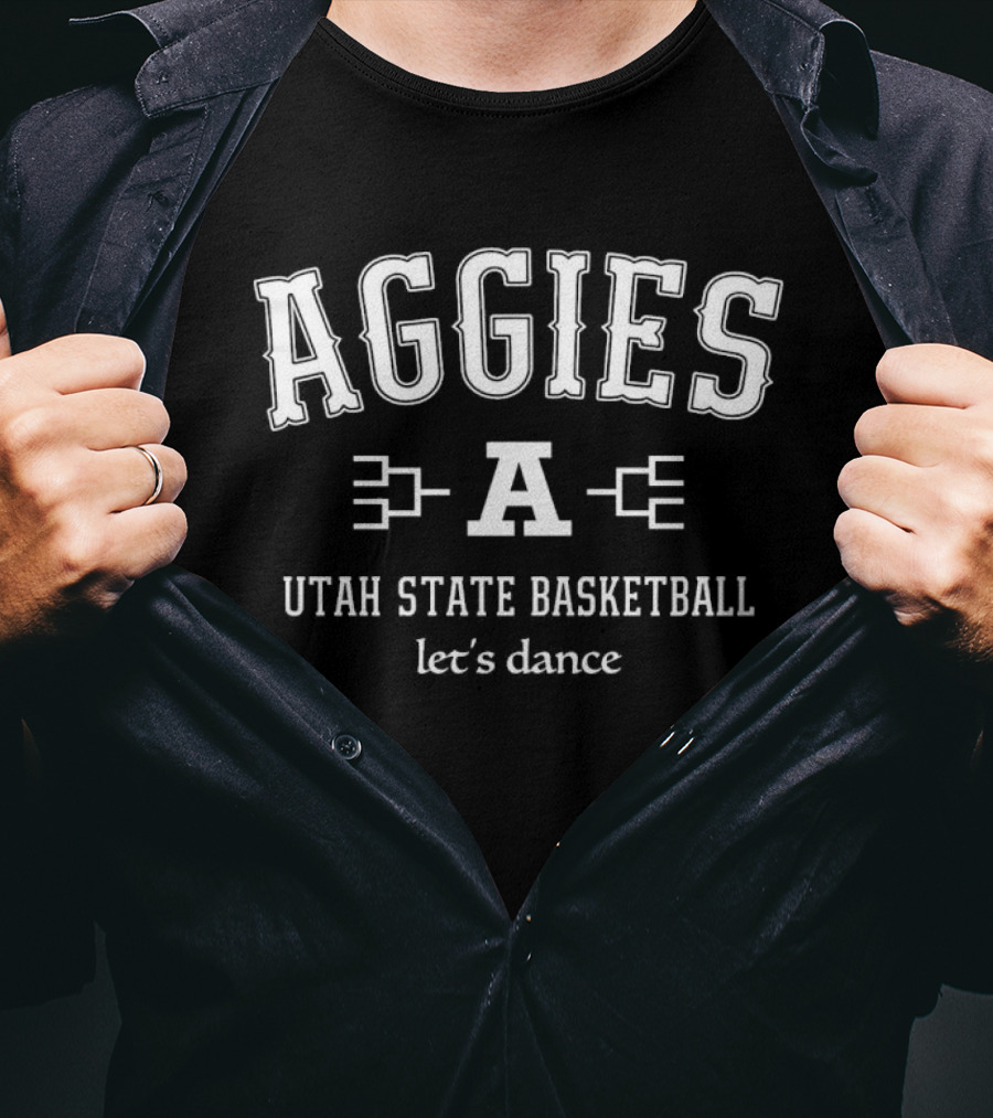Utah State Aggies Basketball Let's Dance 2026 T-Shirt