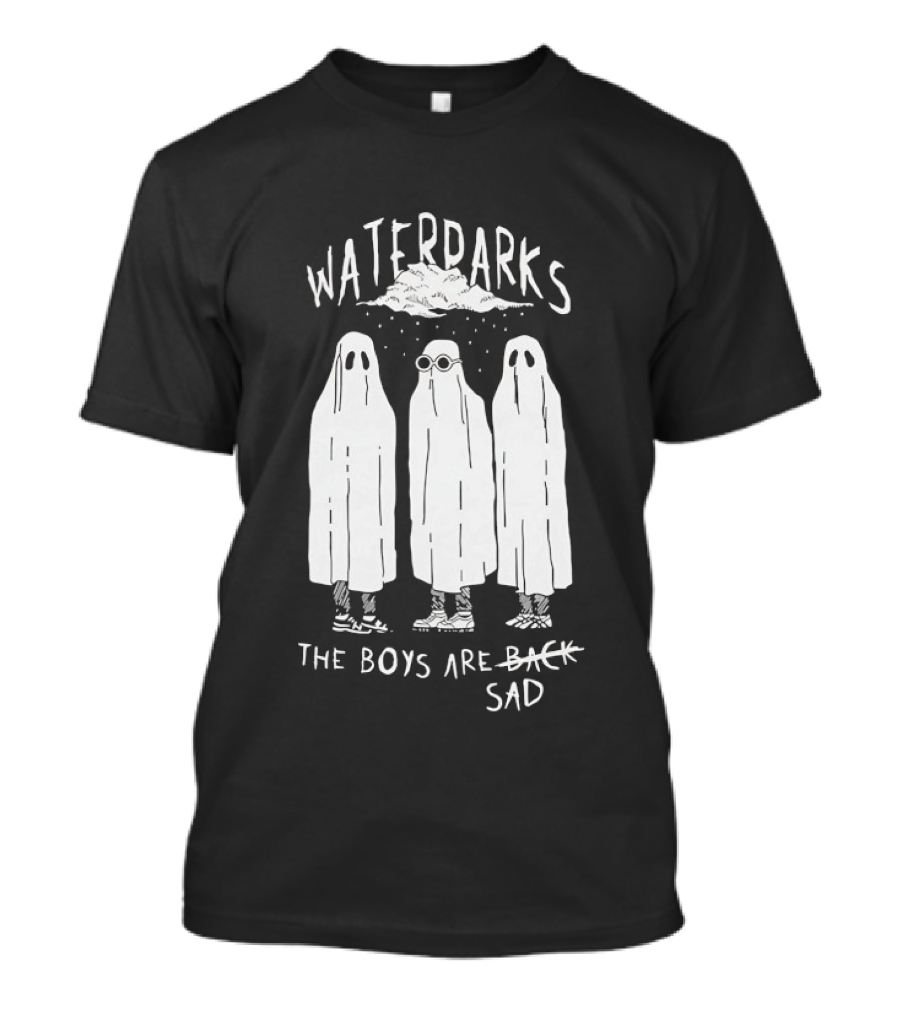 Waterparks The Boys Are Back Sad Ghosts T-Shirt