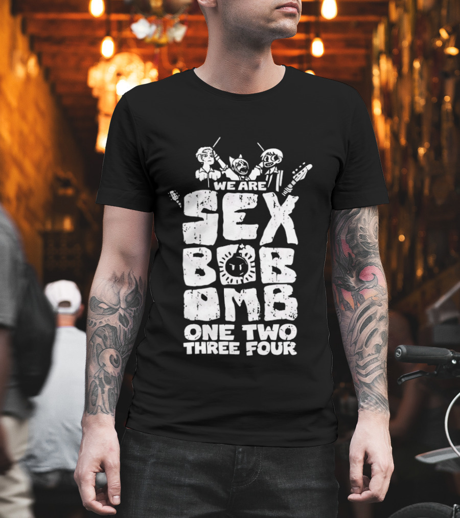 We Are Sex Bob Omb One Two Three Four Band T-Shirt